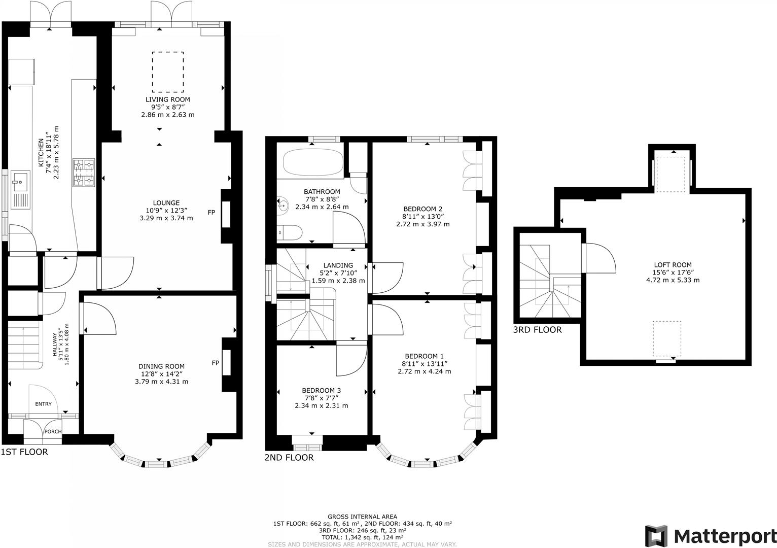 3 Bed House Quantock Road For Sale in Bridgwater Bridgwater & Taunton